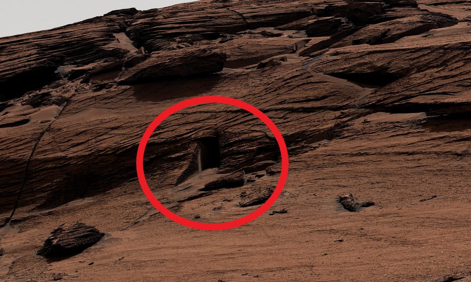 Nasas Curiosity Rover Spots A Doorway On Mars