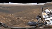 Curiosity Mars Rover High Resolution Selfie Panorama