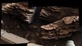 Curiosity Mars Rover Layered,Flaky Rocks