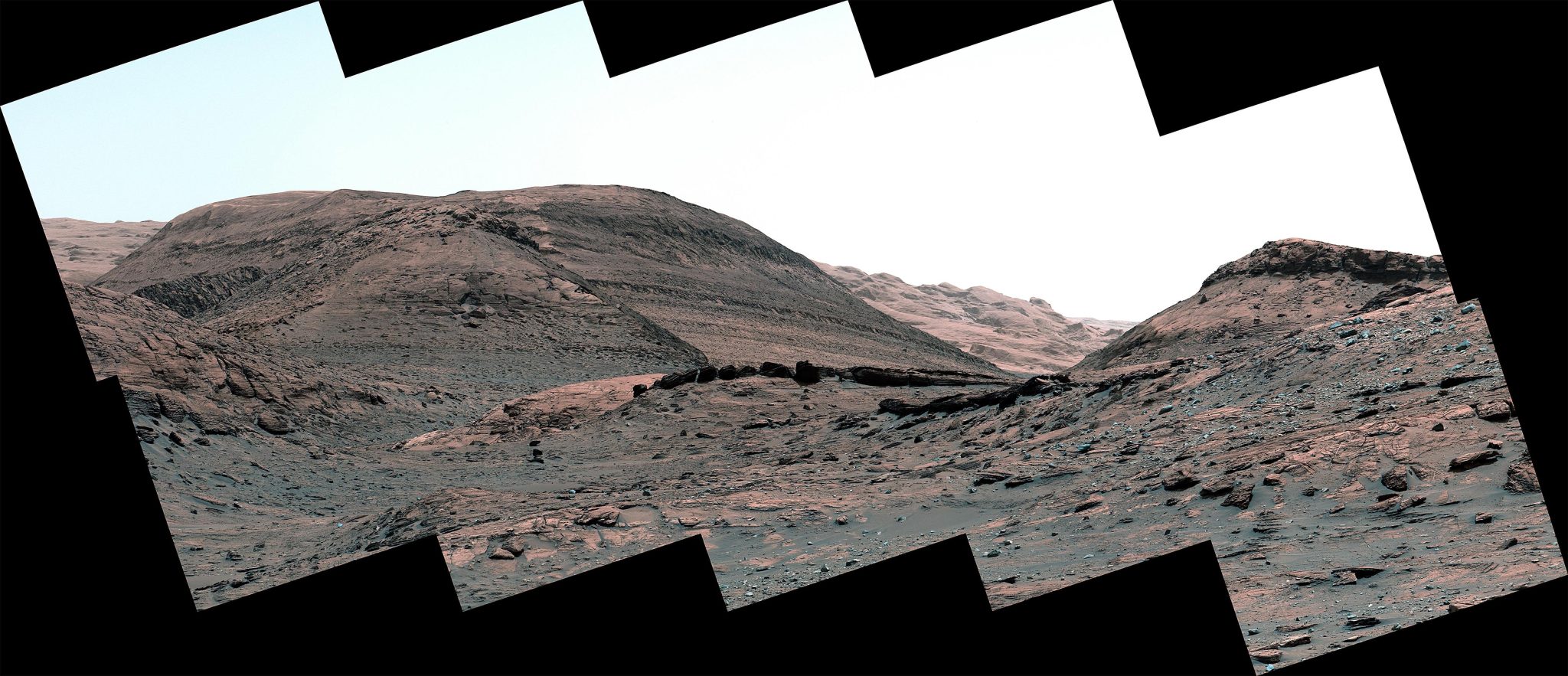 Curiosity Mars Rover sulfate storage region
