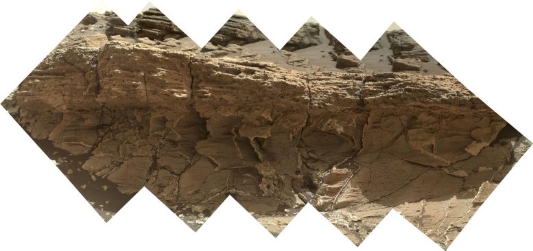 Curiosity Rover Inspects Unusual Bedrock on Mars