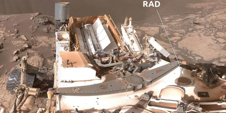Curiosity Rover Radiation Assessment Detector
