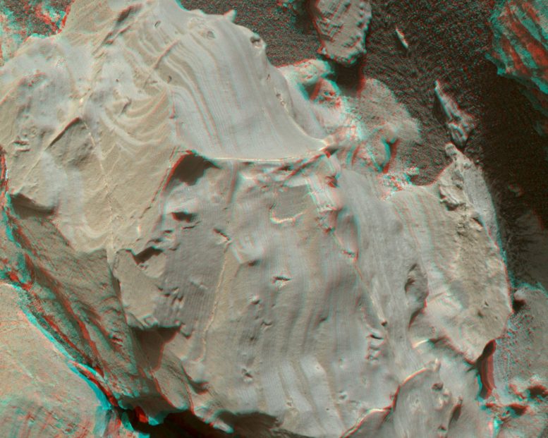 Curiosity Views Martian Rocks
