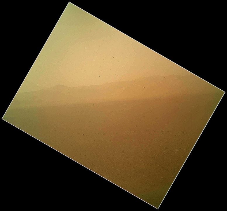 Curiosity's First Color Landscape Image of Mars