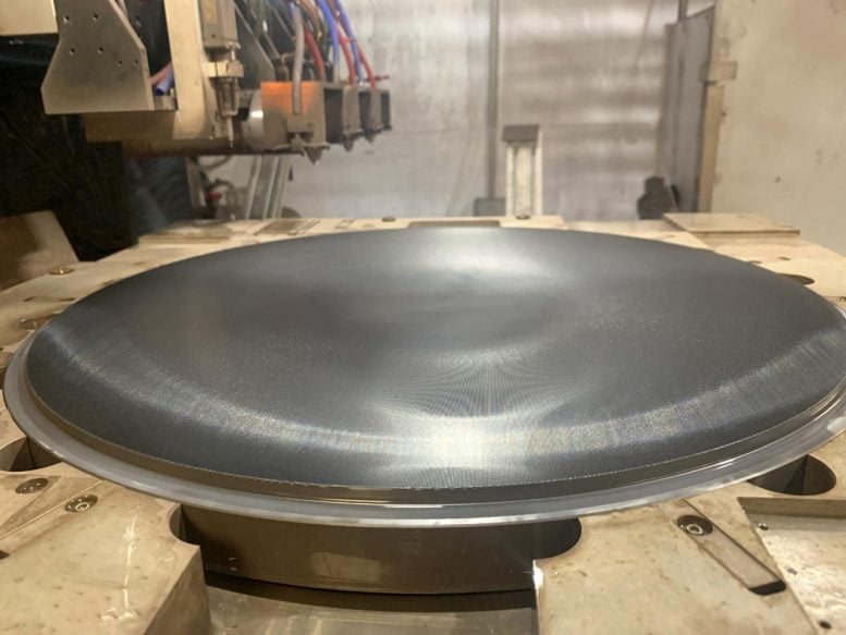 Curved Lenses for CMB Telescope