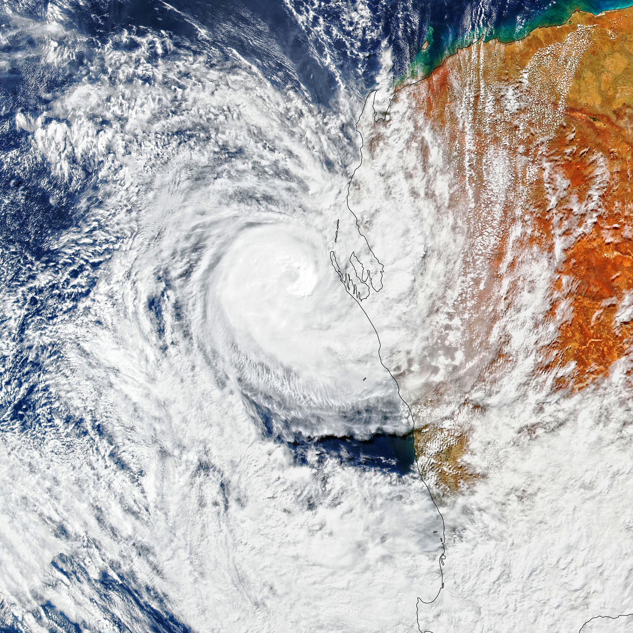Cyclone Seroja Slams Australia, Causing Significant Damage to Coastal Towns