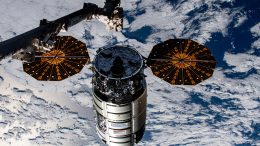 Cygnus Just Before Capture by Canadarm2 Robotic Arm August 2023