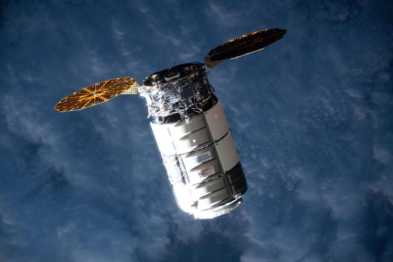 Cygnus Space Freighter Approaches International Space Station February 2024
