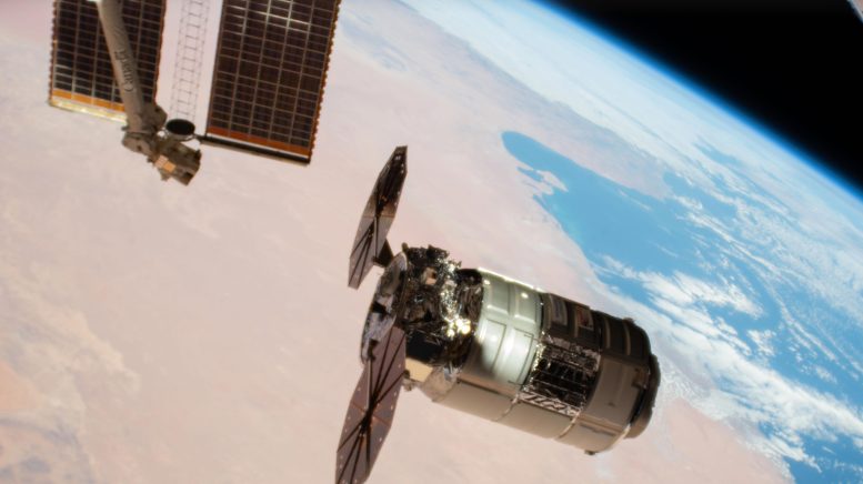 Cygnus Space Freighter Arrives at Capture Point February 2024