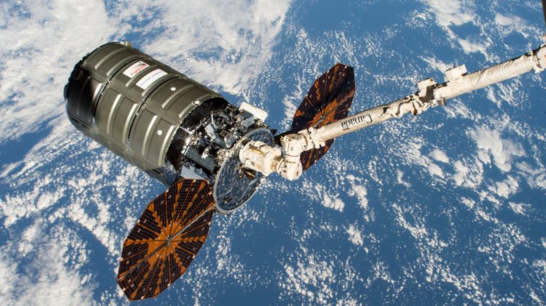 Cygnus Spacecraft ISS Canadarm2