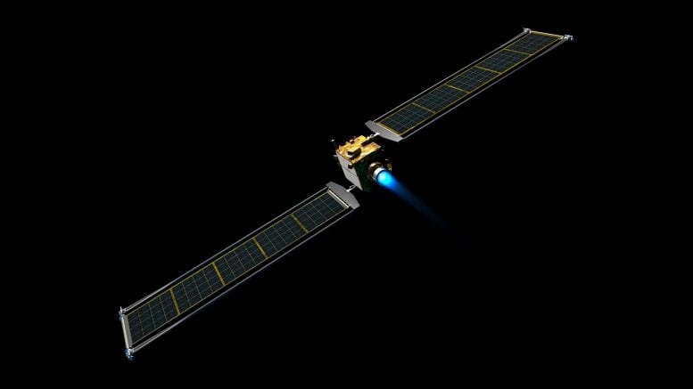 DART Spacecraft With ROSA Arrays