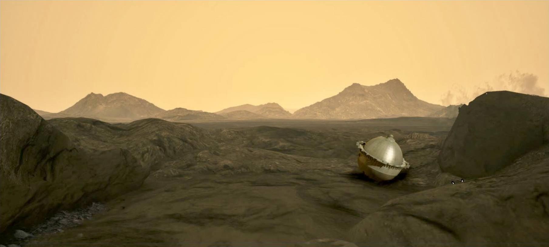 Sonde d'atmosphère profonde DAVINCI sur Vénus