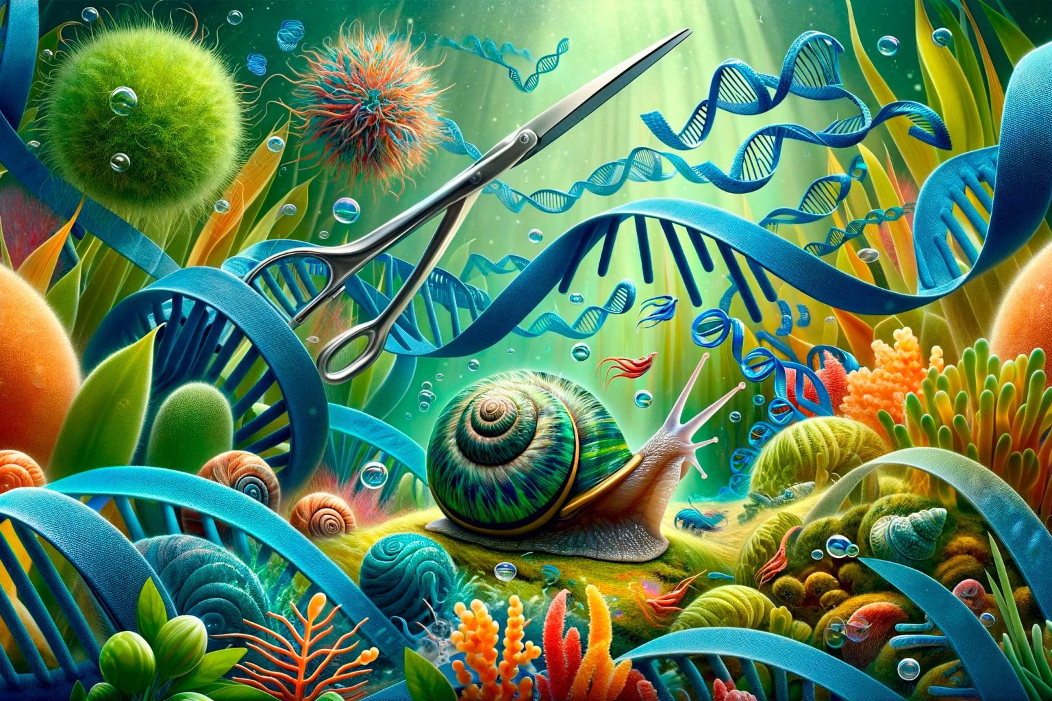 Move Over, CRISPR: Algae and Snails Are Hiding Gene Editing Superpowers