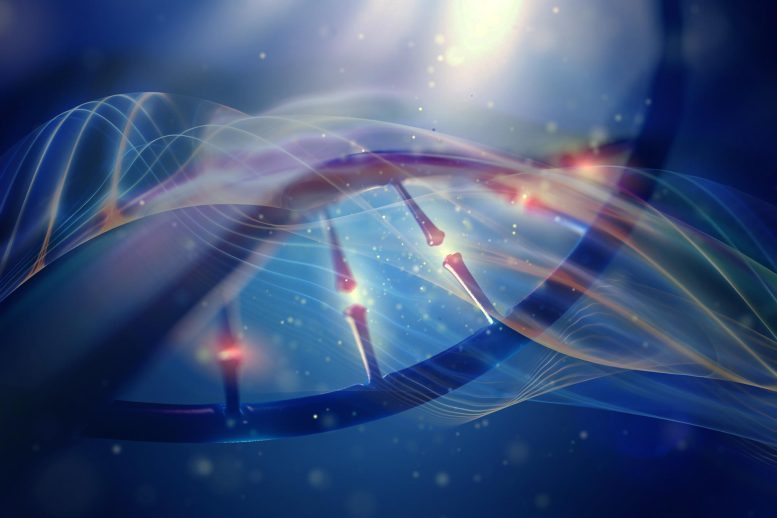 DNA Genetics Evolution Concept Art