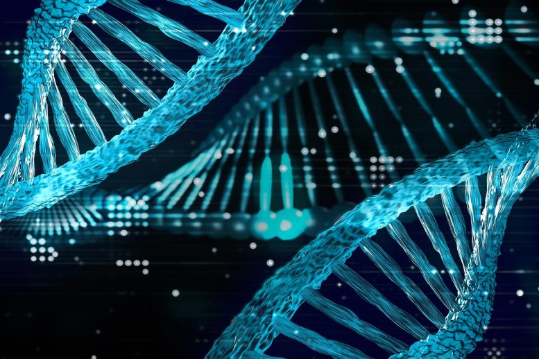 DNA 건강 기술 개념