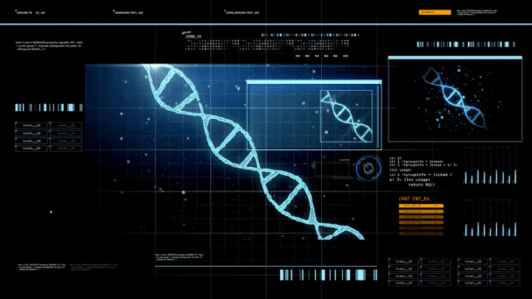 DNA technologie koncept