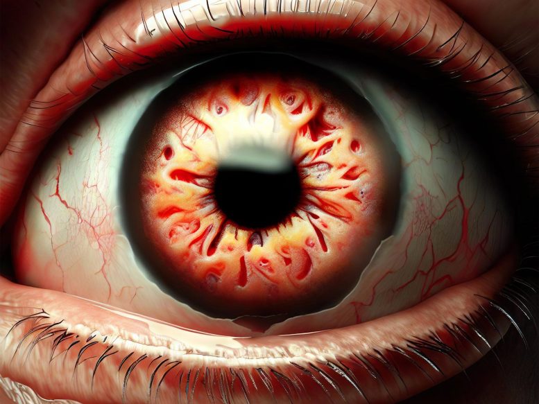 Dangerous Eye Infection Illustration