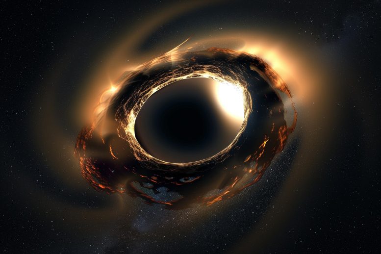 Dark Black Hole Art