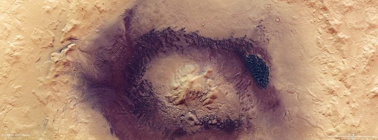 Dark Dunes of Moreux Crater