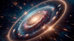 Dark Energy Cosmic Expansion Astrophysics Concept Art