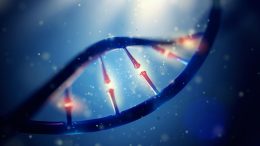 Dark Genetics DNA Mutation Concept