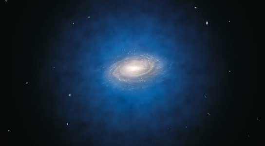 Dark Matter Distribution Around the Milky Way Less Than Thought