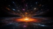 Dark Matter Distribution Universe Concept