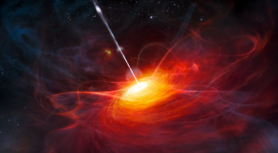 Dartmouth Researchers Shed New Light on Quasars