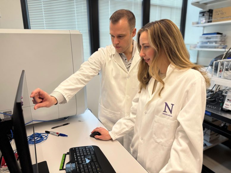 David Gate and Lynn Van Olst Review Images of Treated Brains