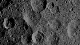Dawn Views Craters Takel and Cozobi