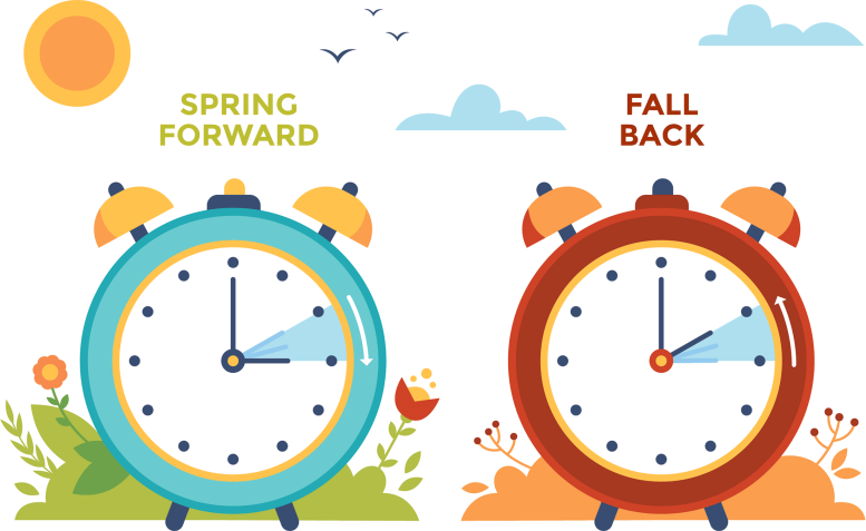 Daylight Savings Time Spring Forward Fall Back