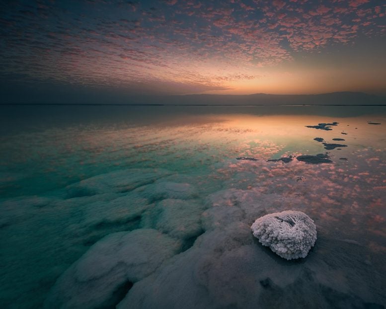 It’s Snowing Salt. The Strange Phenomenon Happening Deep in the Dead Sea