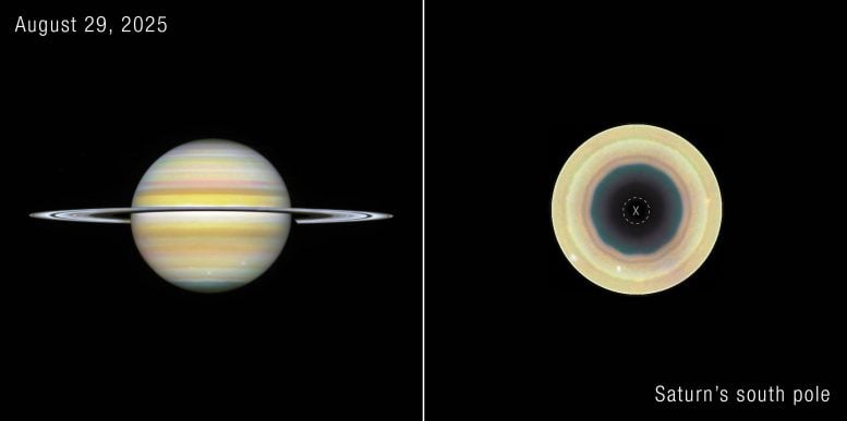 Decagon Encircling Saturn’s South Pole