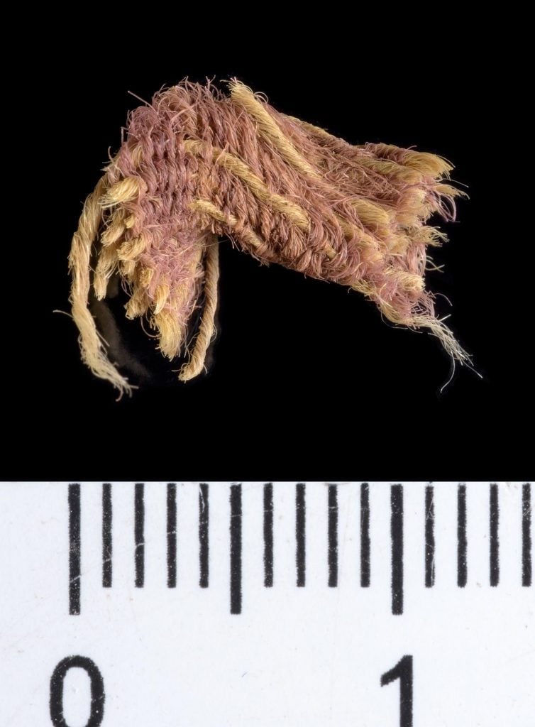 Decorated Wool Textile Fragment