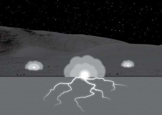Deep Dielectric Charging May Alter Evolution of Lunar Soil