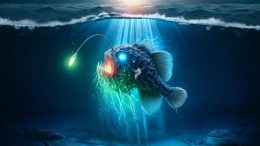 Deep Sea Anglerfish Illustration