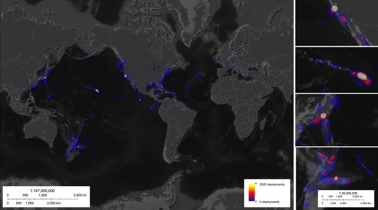 Deep Sea Dive Activity, 1958–2024