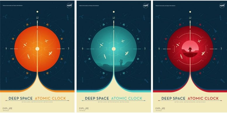 Deep Space Atomic Clock Poster