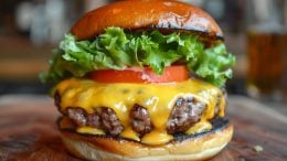 Delicious Food Cheeseburger Art