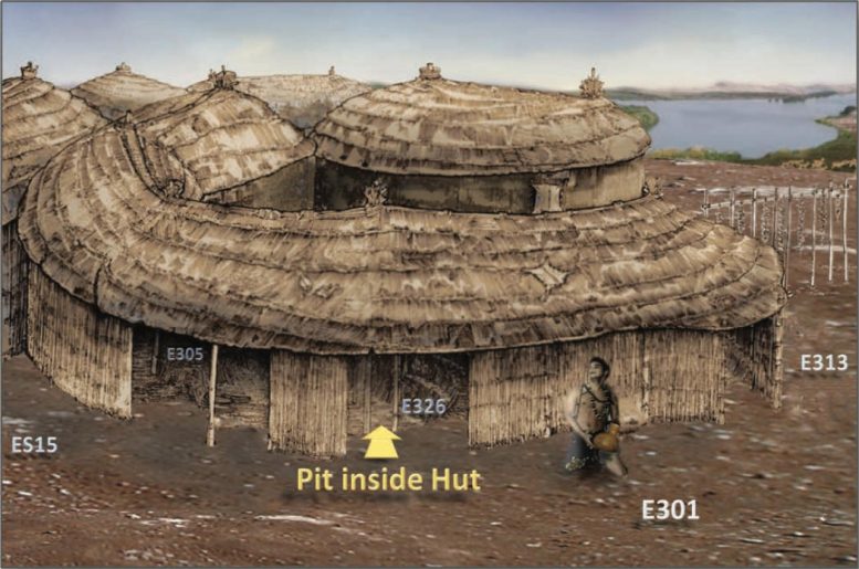 Depiction of a Pre Younger Dryas Pit House