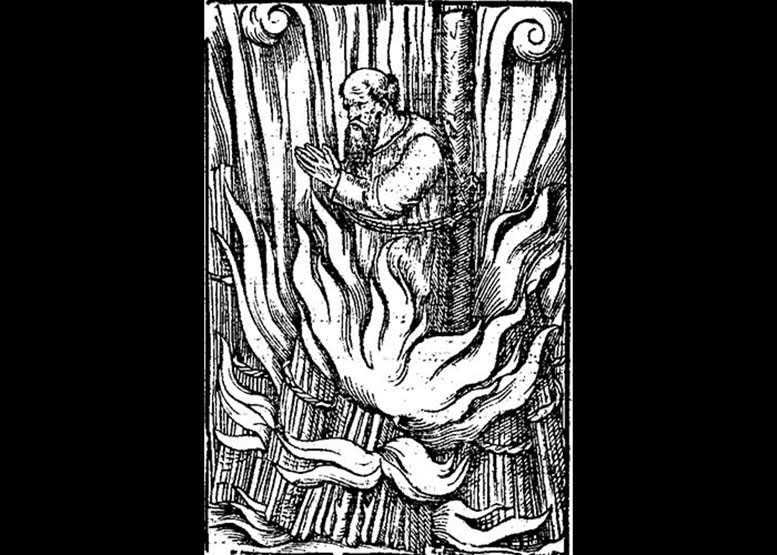 Depiction of the Lollard Richard Wyche Being Burnt at the Stake in 1440