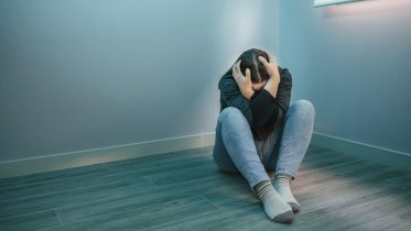 Depressed Woman Suicidal Alone
