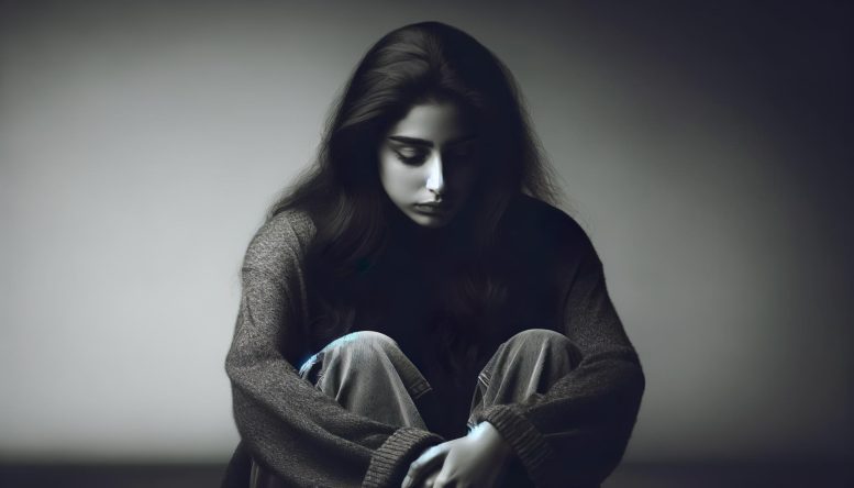 Depressed Young Woman