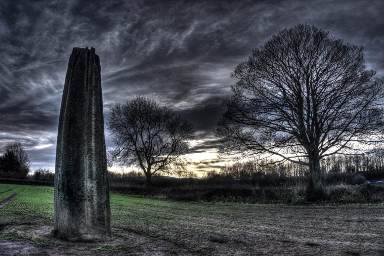 Devil's Arrows Standing Stones Dusk