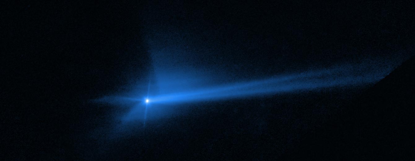 Photo of Le télescope spatial Hubble capture des débris d’impact d’astéroïdes DART