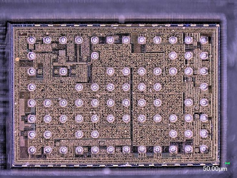 Die Photograph of Proposed Piezoelectric Converter