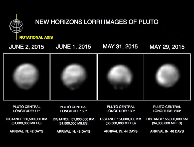 Different Faces of Pluto Emerging in New Images from New Horizons