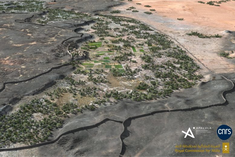 Digital Reconstruction of the Rampart Network From the Northern Section of the Khaybar Walled Oasis