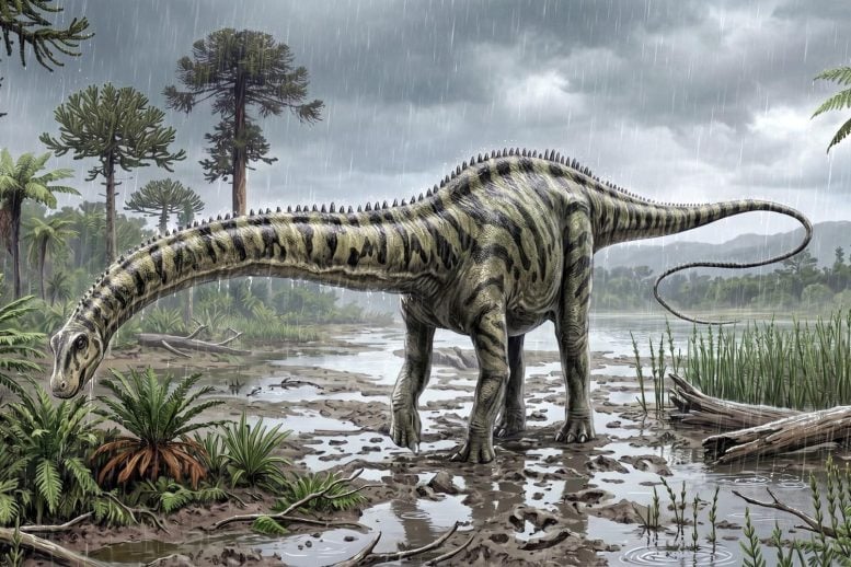 Diplodocus Illustration