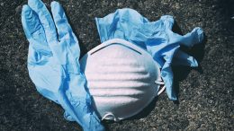 Discarded COVID PPE